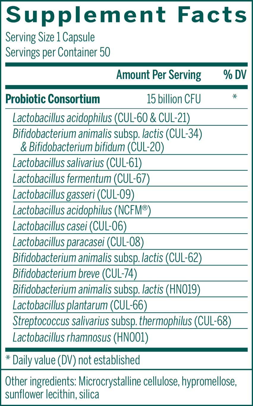 Genestra Brands HMF Multi Strain 15 (Shelf-Stable)