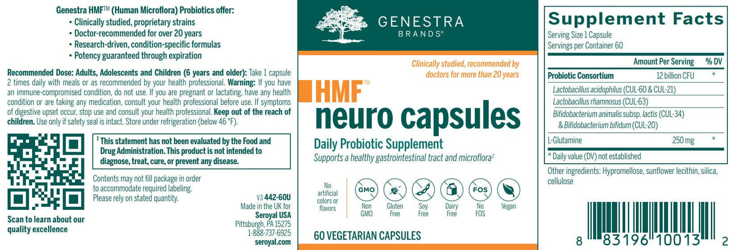 Genestra Brands HMF Neuro Capsules