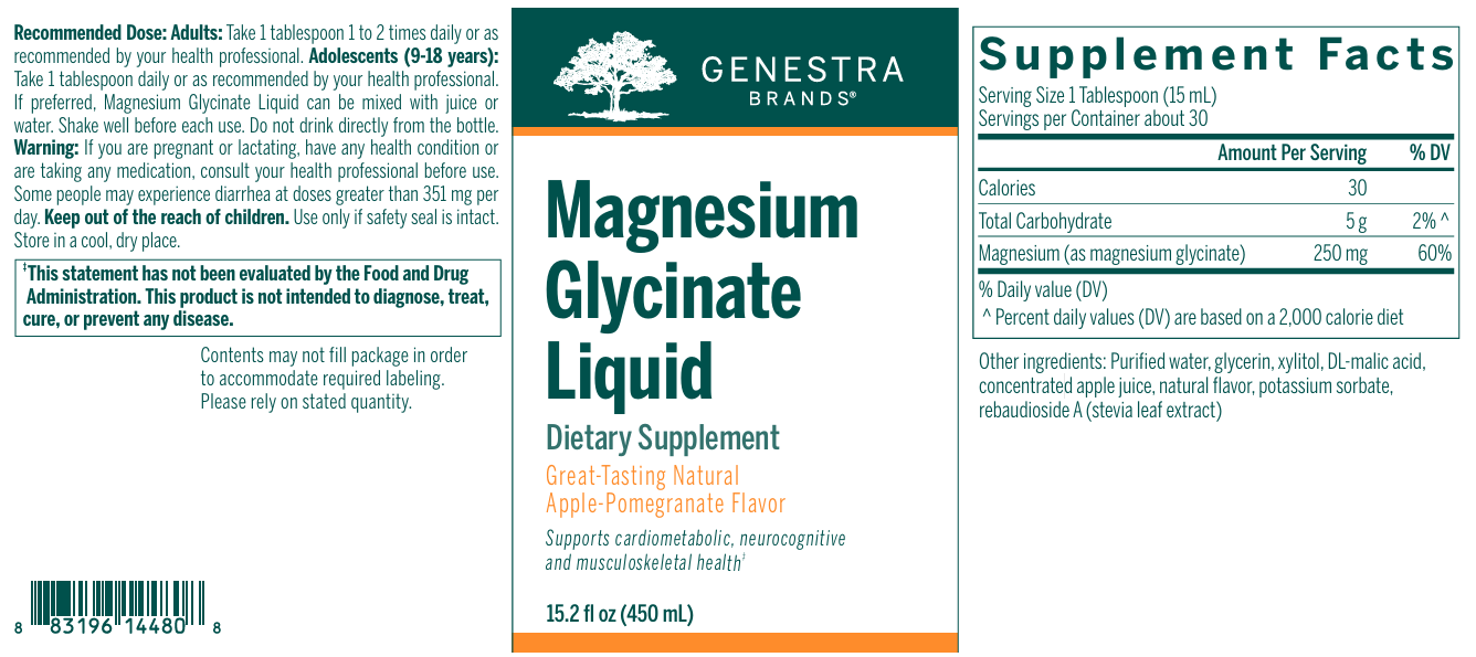 Genestra Brands Magnesium Glycinate Liquid