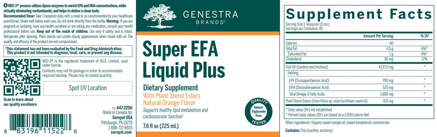 Genestra Brands Super EFA Liquid Plus