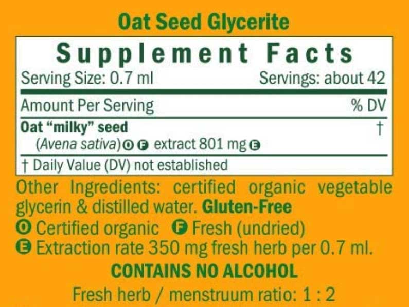 Herb Pharm Oat Seed Alcohol-Free