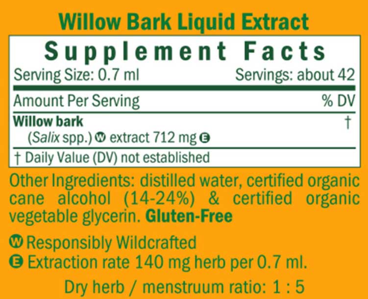 Herb Pharm Willow Bark