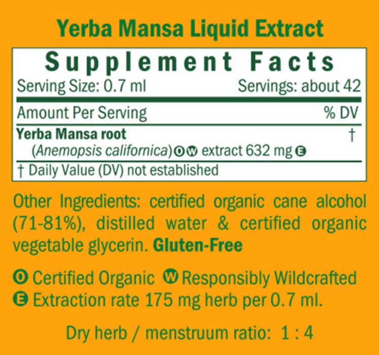 Herb Pharm Yerba Mansa