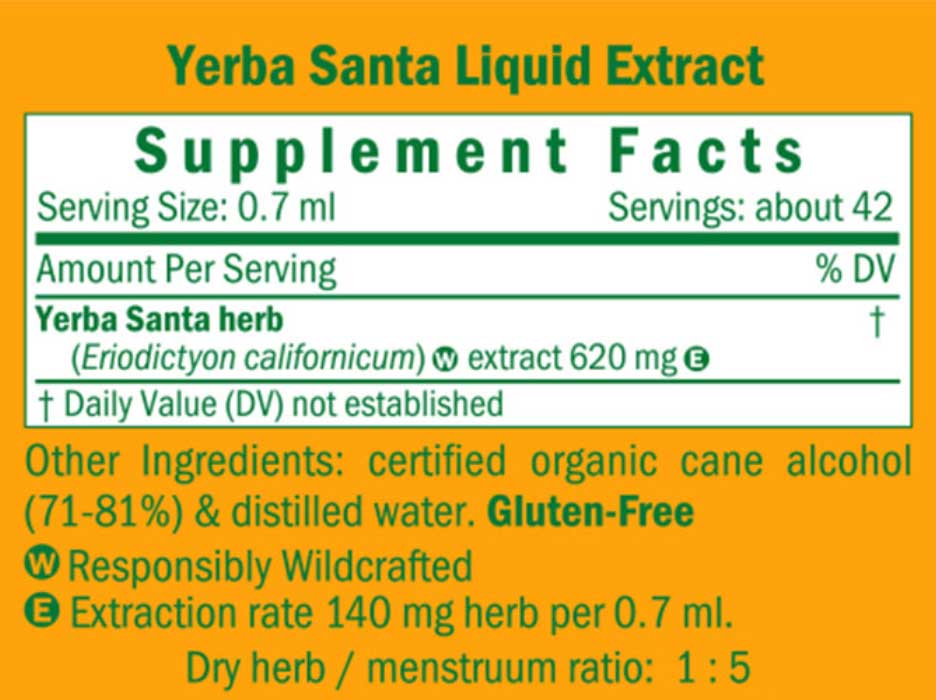 Herb Pharm Yerba Santa