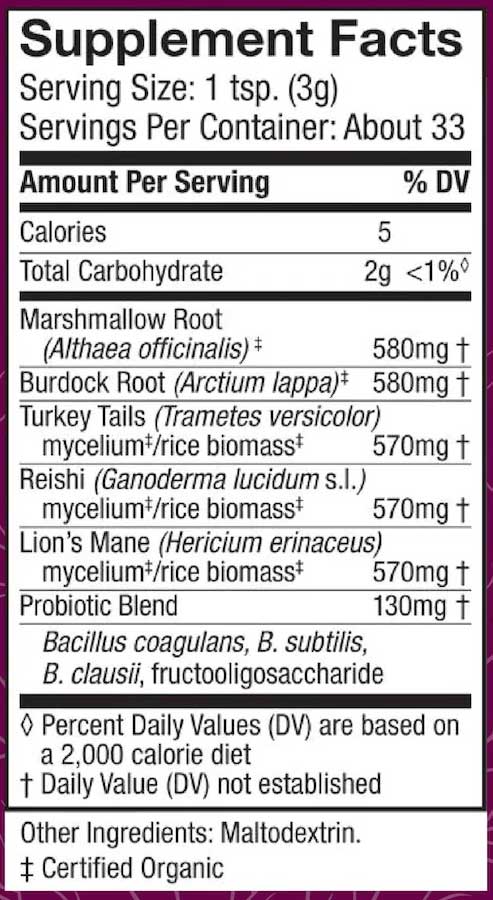 Host Defense MycoBotanicals Microbiome Powder