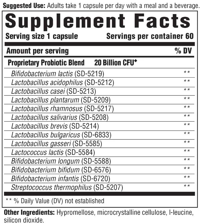 Innate Response Formulas Flora 20-14 Ultra Strength