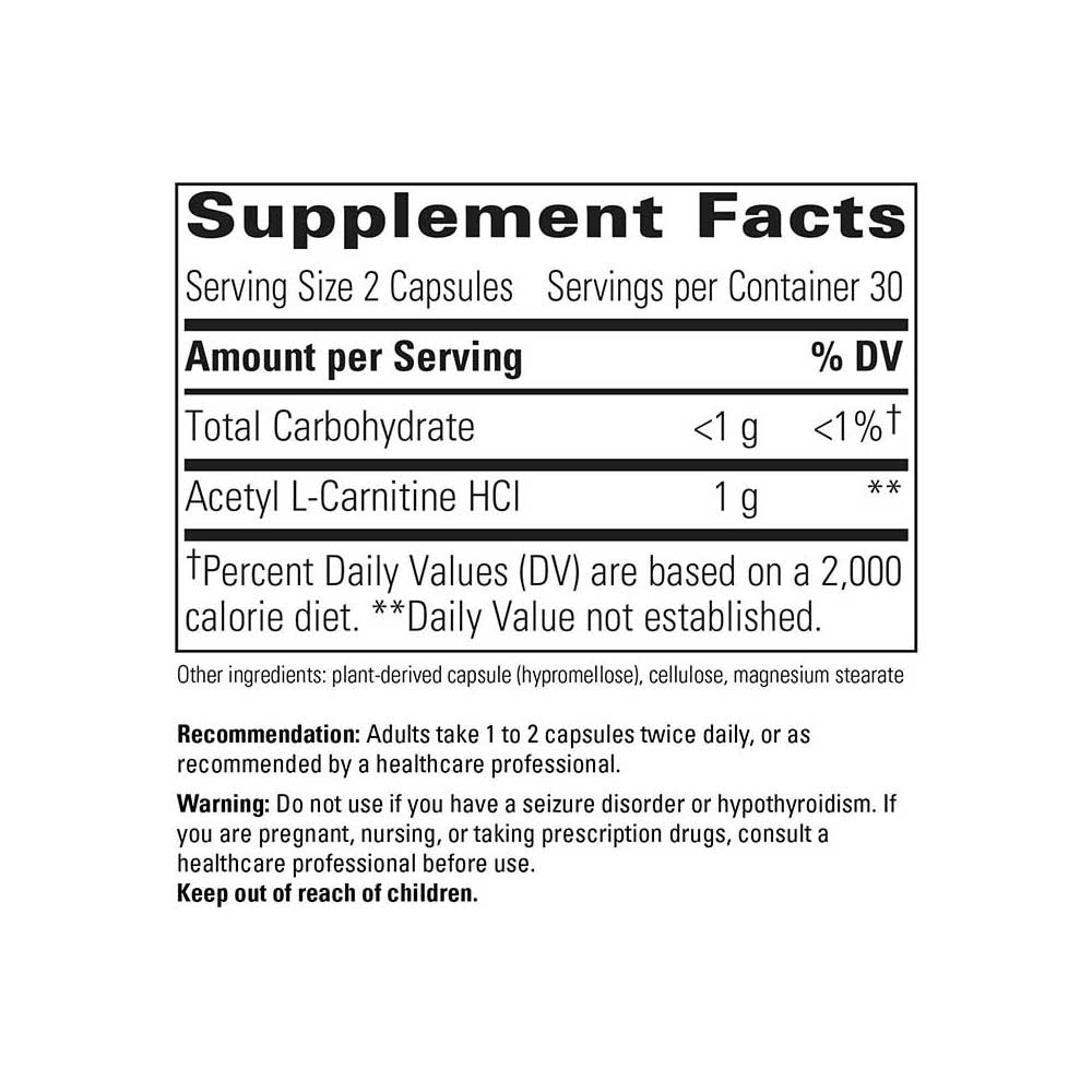 Integrative Therapeutics Acetyl L-Carnitine