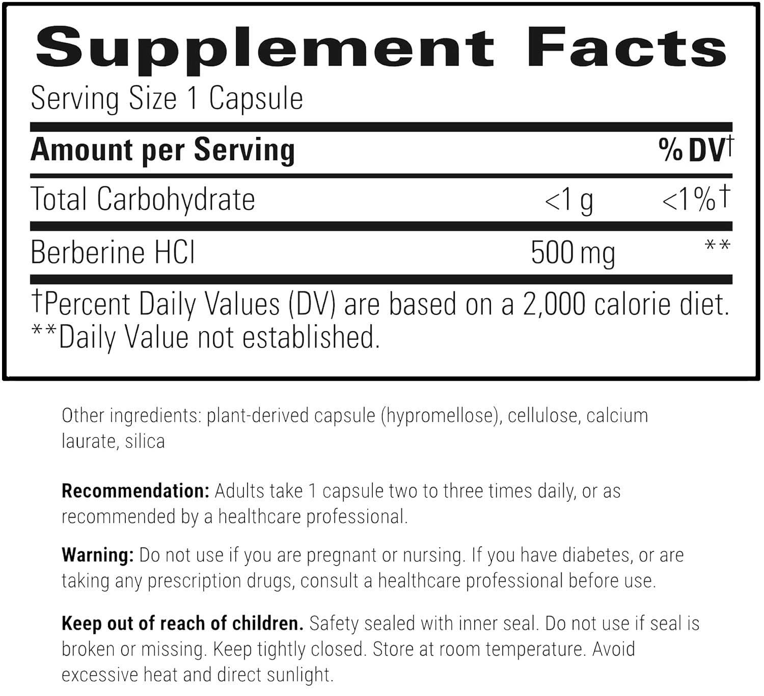 Integrative Therapeutics Berberine 500 mg