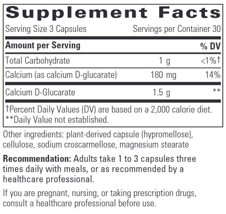 Integrative Therapeutics Calcium D-Glucarate