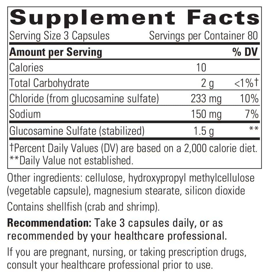 Integrative Therapeutics Glucosamine Sulfate