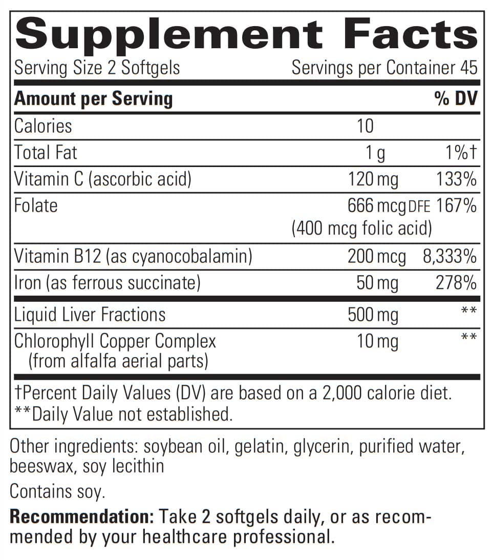 Integrative Therapeutics Iron Complex