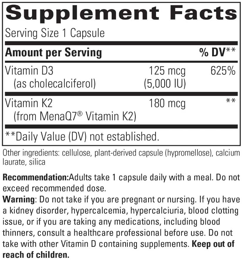 Integrative Therapeutics K2 + D3