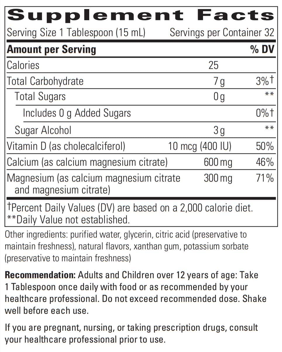 Integrative Therapeutics Liquid Calcium Magnesium 2:1