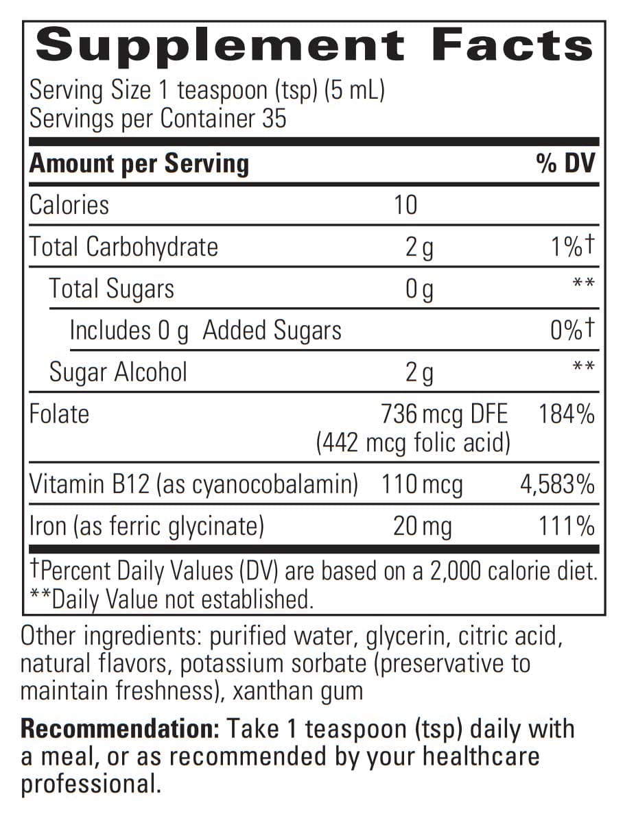 Integrative Therapeutics Liquid Iron