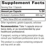 Integrative Therapeutics NAC 600 mg