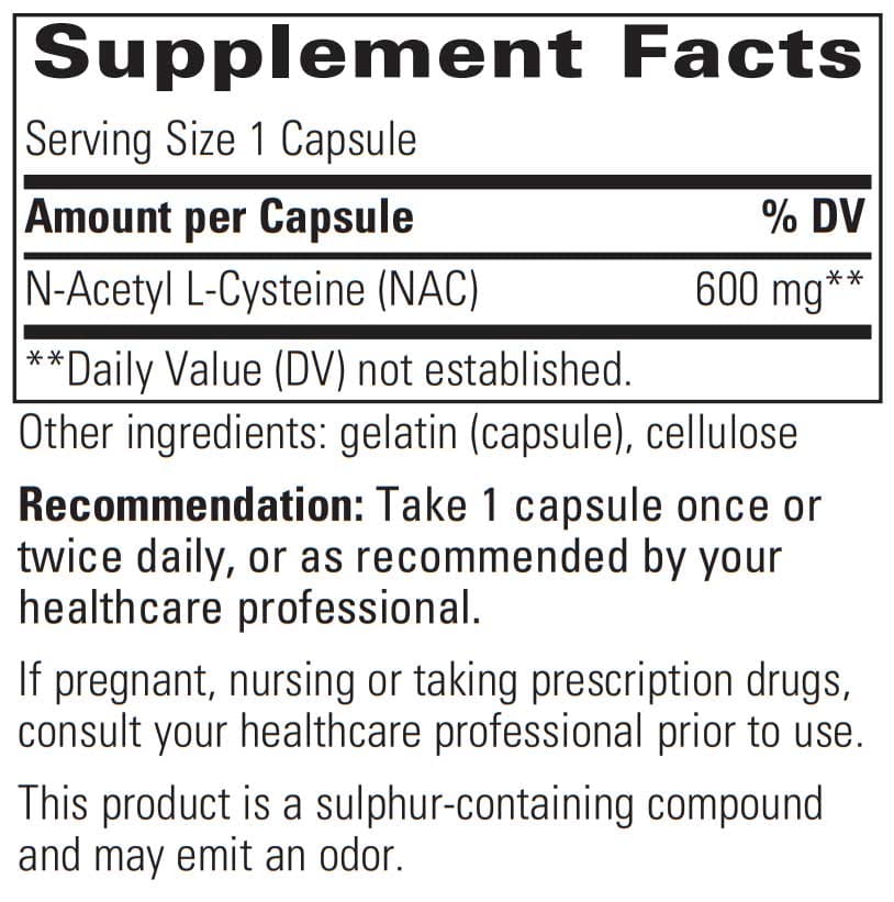 Integrative Therapeutics NAC 600 mg
