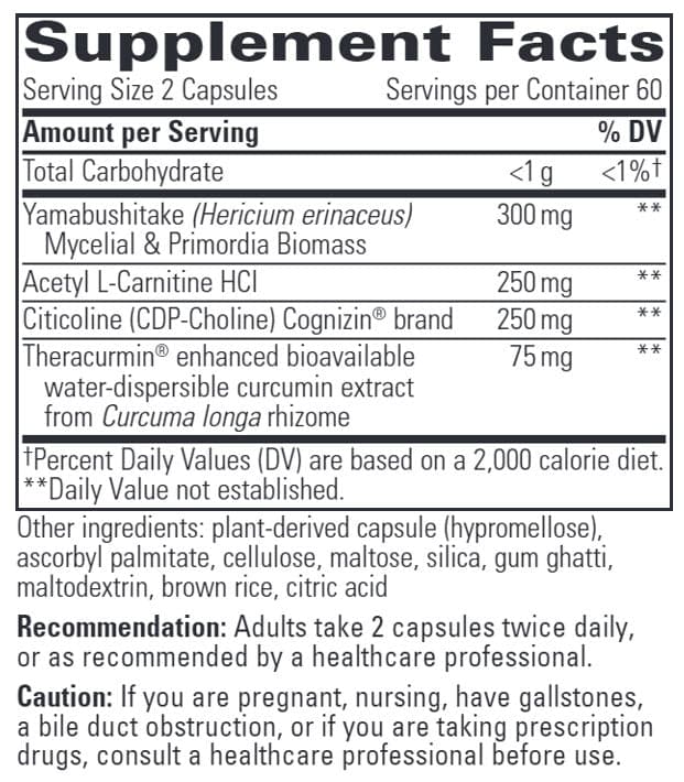 Integrative Therapeutics Prothrivers Wellness Brain