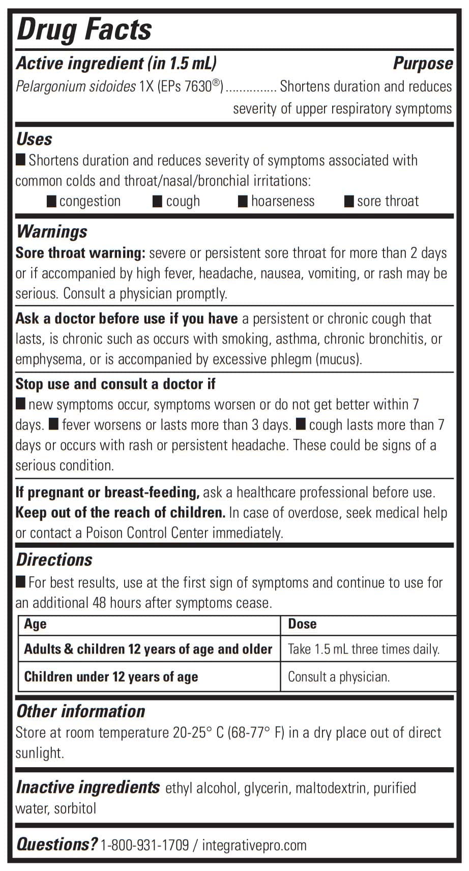 Integrative Therapeutics V Clear EPs 7630