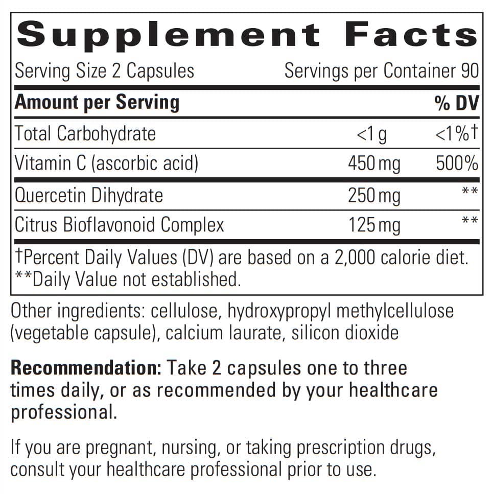 Integrative Therapeutics Vitamin C with Quercetin