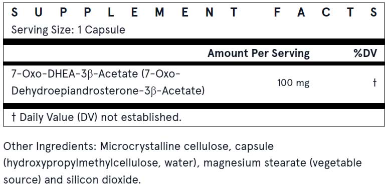 Jarrow Formulas 7-Keto DHEA 100 mg