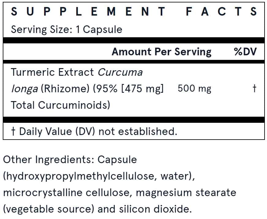 Jarrow Formulas Curcumin 95 500 mg