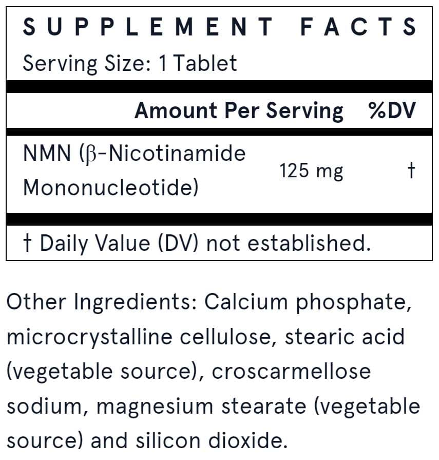 Jarrow Formulas NMN Nicotinamide Mononucleotide