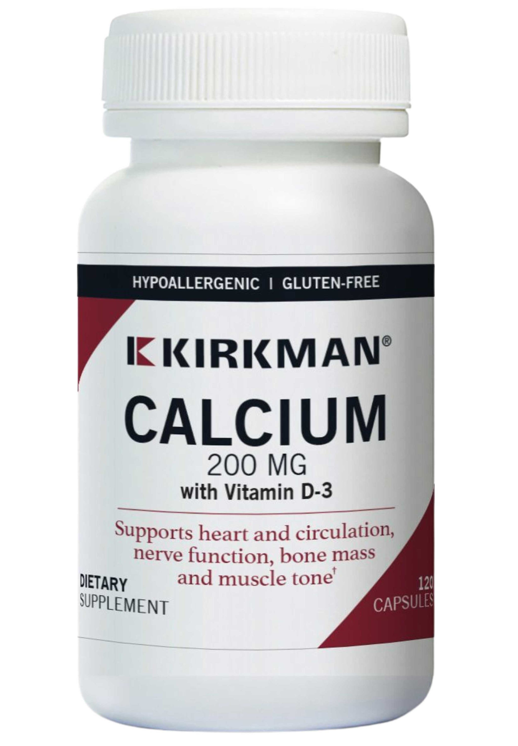 Kirkman Calcium 200 mg with Vitamin D-3