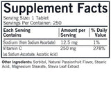 Kirkman Chewable Tablets Vitamin C 250 mg (Formerly Vitamin C 250 mg Chewable Tablets with Stevia)