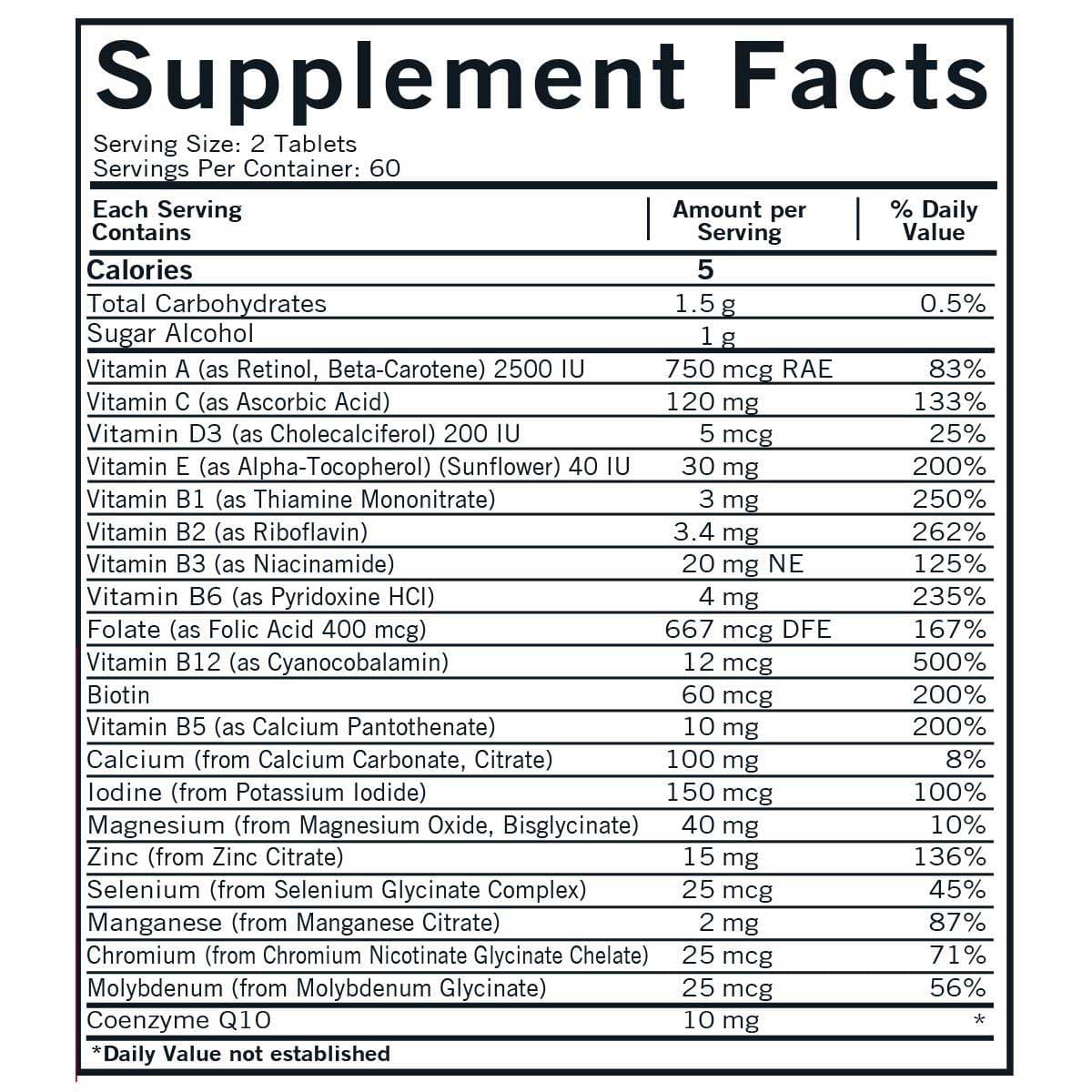 Kirkman Children's Chewable Multivitamin & Mineral with Xylitol