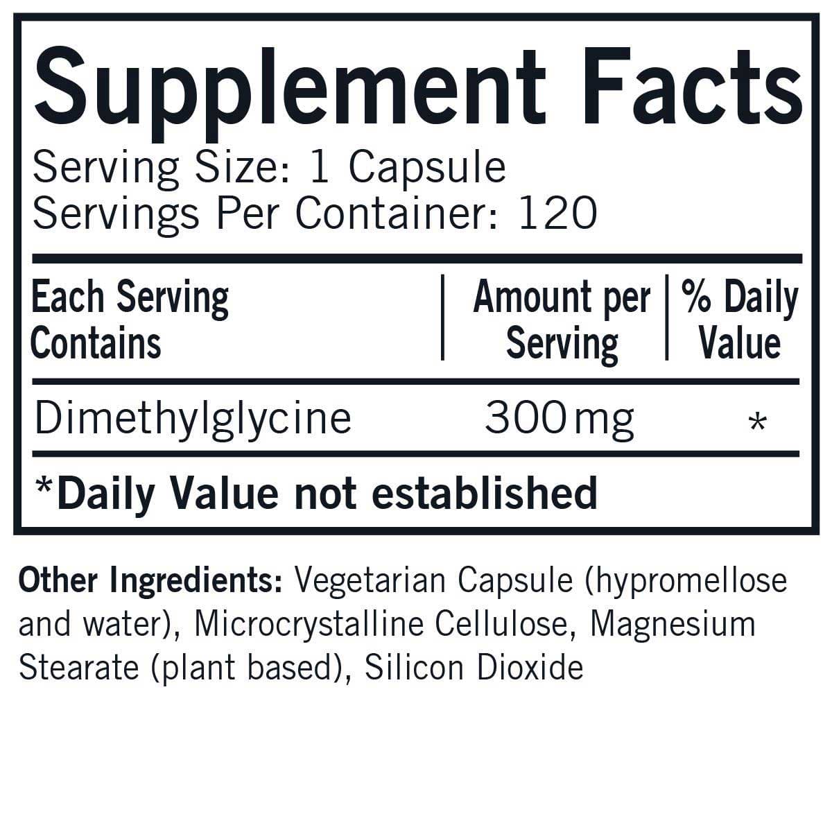 Kirkman DMG (Dimethylglycine) 300 mg