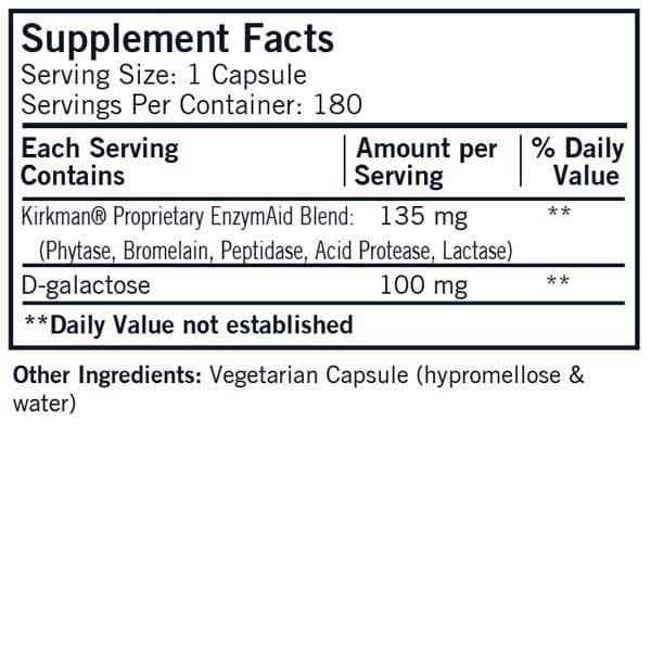 Kirkman Enzyme Aid (Formerly EnZymAid Multi-Enzyme Complex)