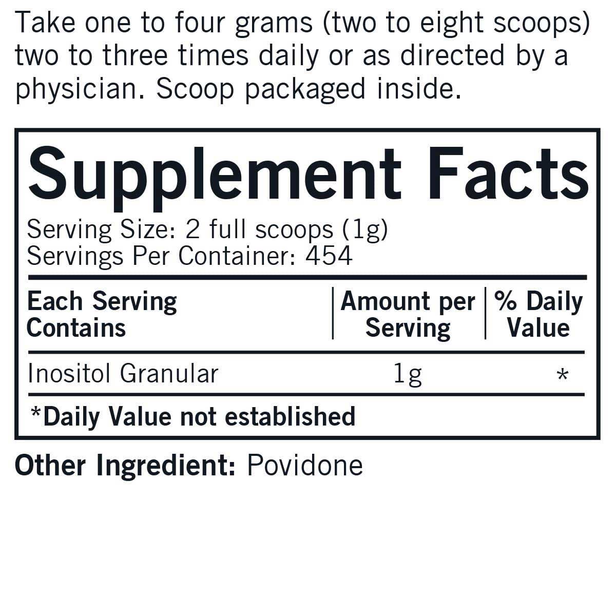 Kirkman Inositol Soluble Powder (Formerly Inositol Pure Soluble Powder)