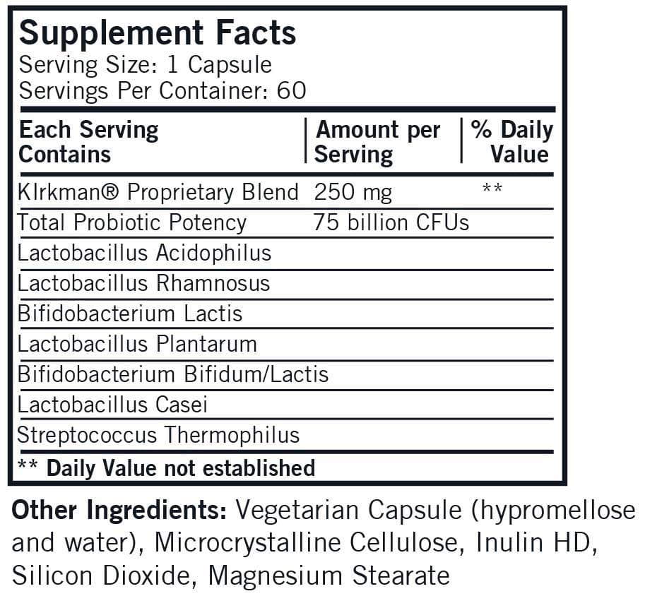 Kirkman Super Pro-Bio 75 Billion