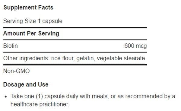 Life Extension Biotin