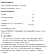 Life Extension D-Ribose Powder