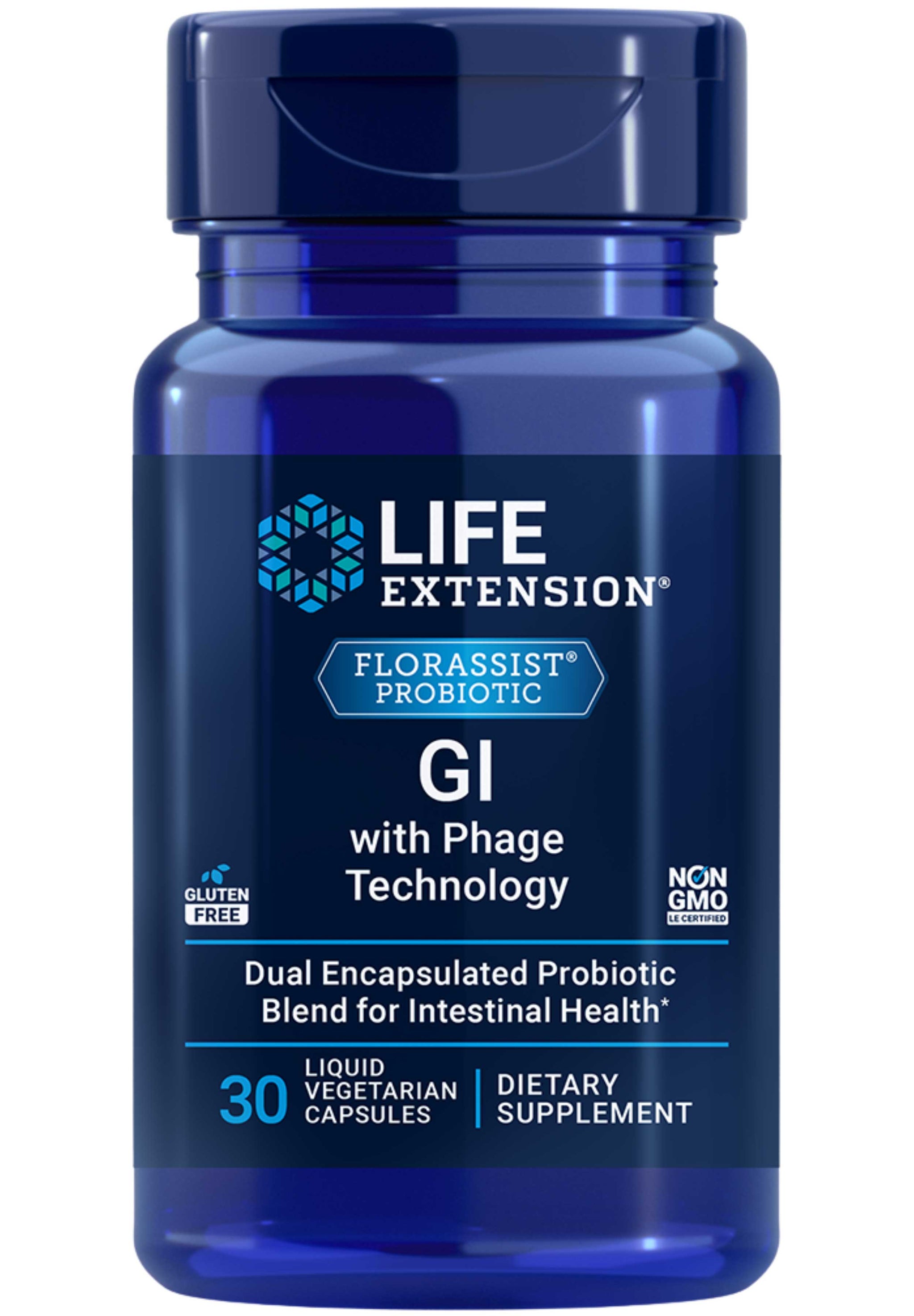 Life Extension FLORASSIST Probiotic GI with Phage Technology