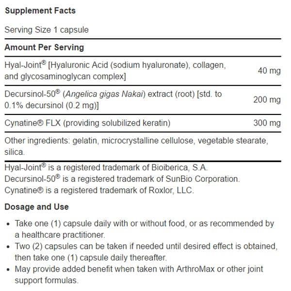 Life Extension Fast Acting Joint Formula