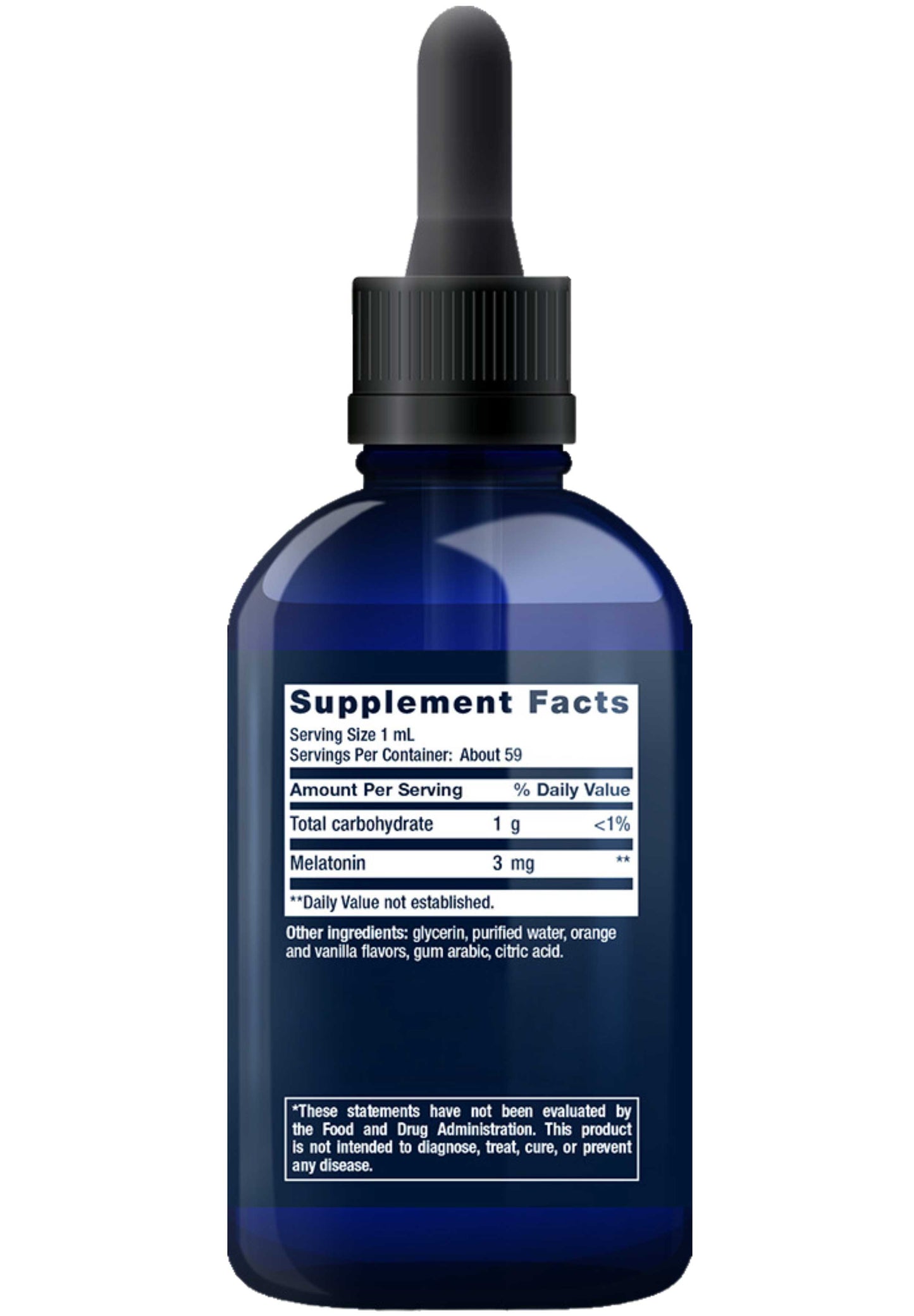 Life Extension Fast-Acting Liquid Melatonin (Citrus-Vanilla Flavor)