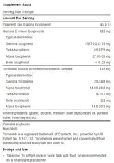 Life Extension Gamma E Mixed Tocopherols & Tocotrienols