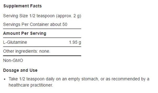 Life Extension L-Glutamine Powder