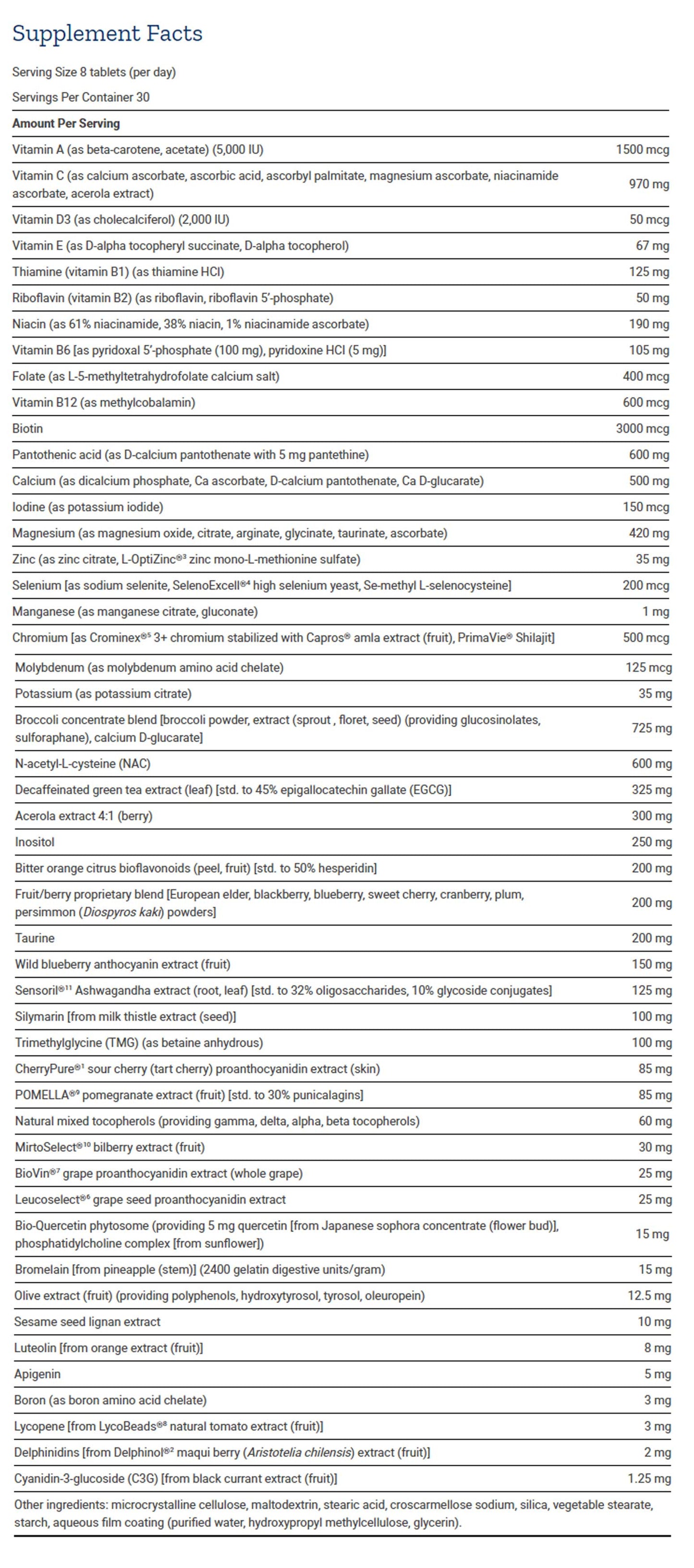 Life Extension Life Extension Mix without Copper