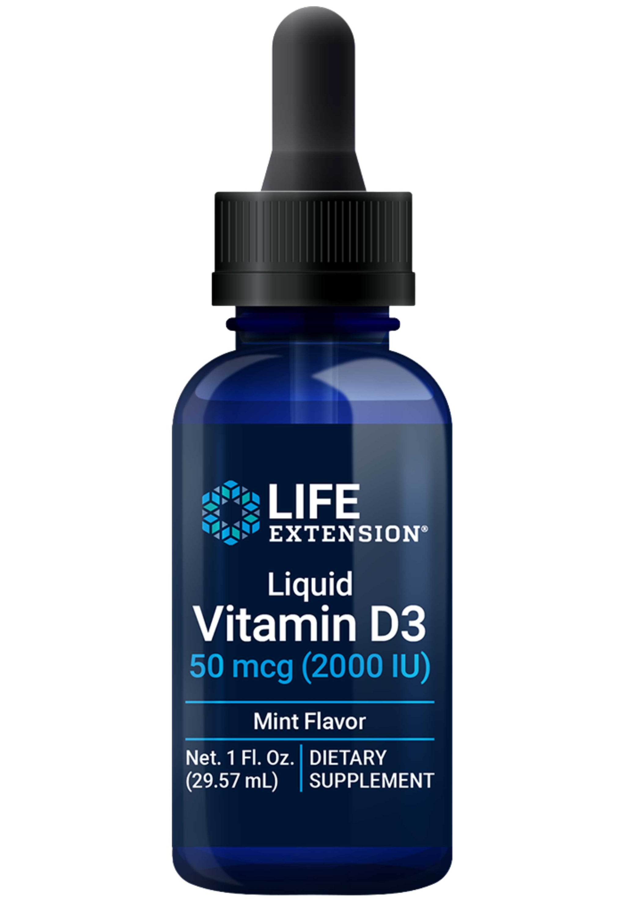 Life Extension Liquid Vitamin D3 (Mint)