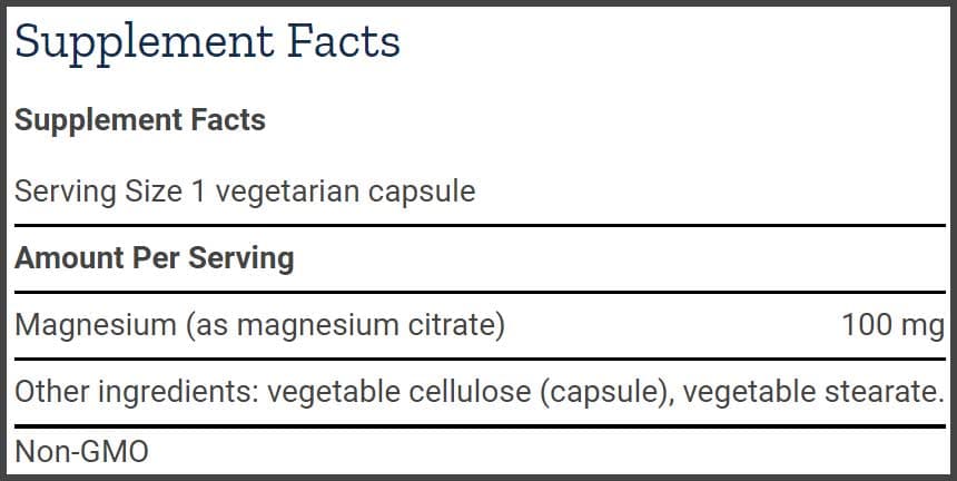 Life Extension Magnesium Citrate