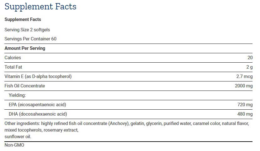 Life Extension Mega EPA/DHA