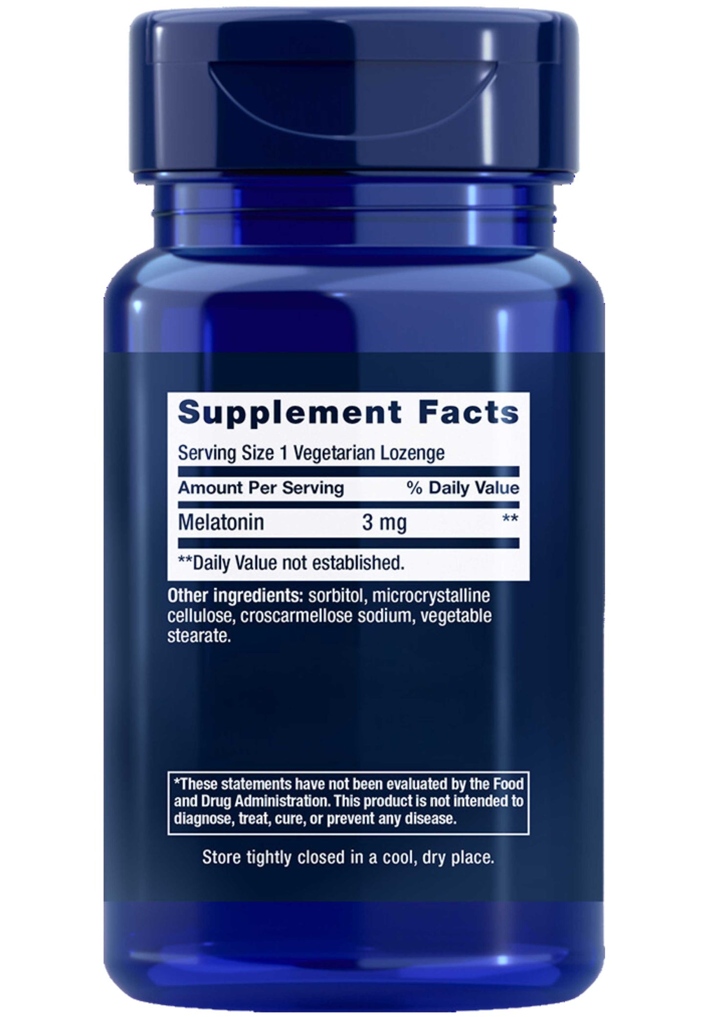 Life Extension Melatonin 3 mg Lozenges