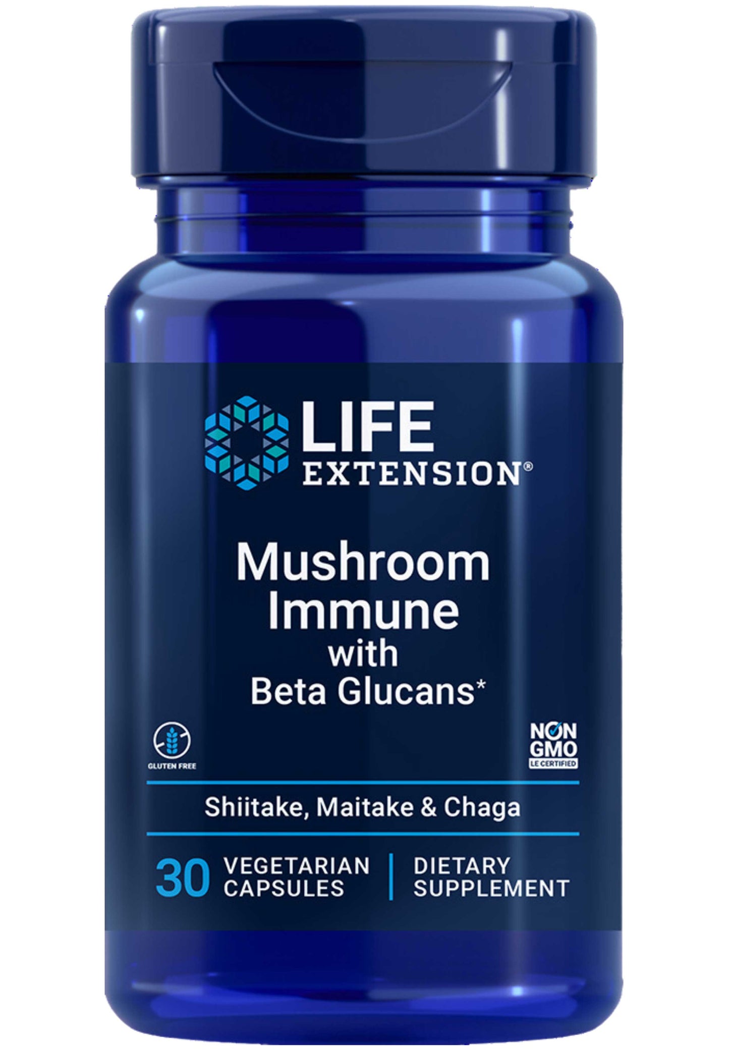 Life Extension Mushroom Immune with Beta Glucans