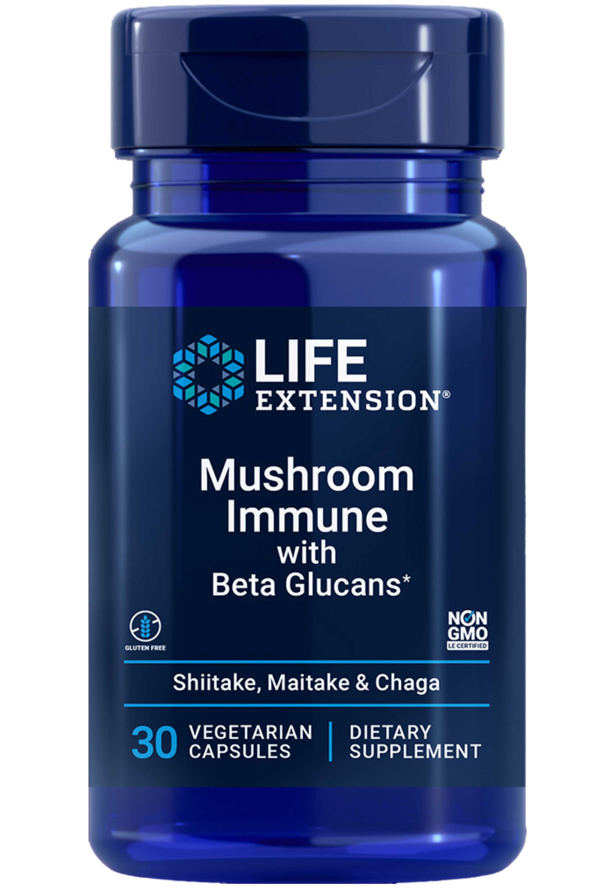 Life Extension Mushroom Immune with Beta Glucans