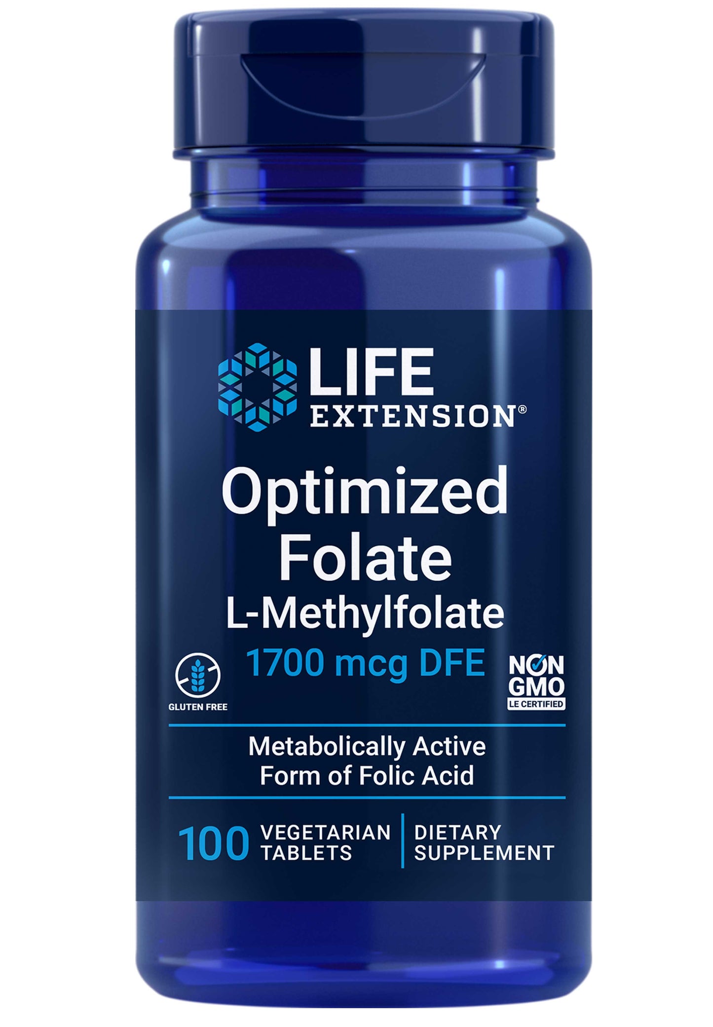 Life Extension Optimized Folate L-Methylfolate 1700 mcg