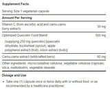 Life Extension Optimized Quercetin 250 mg