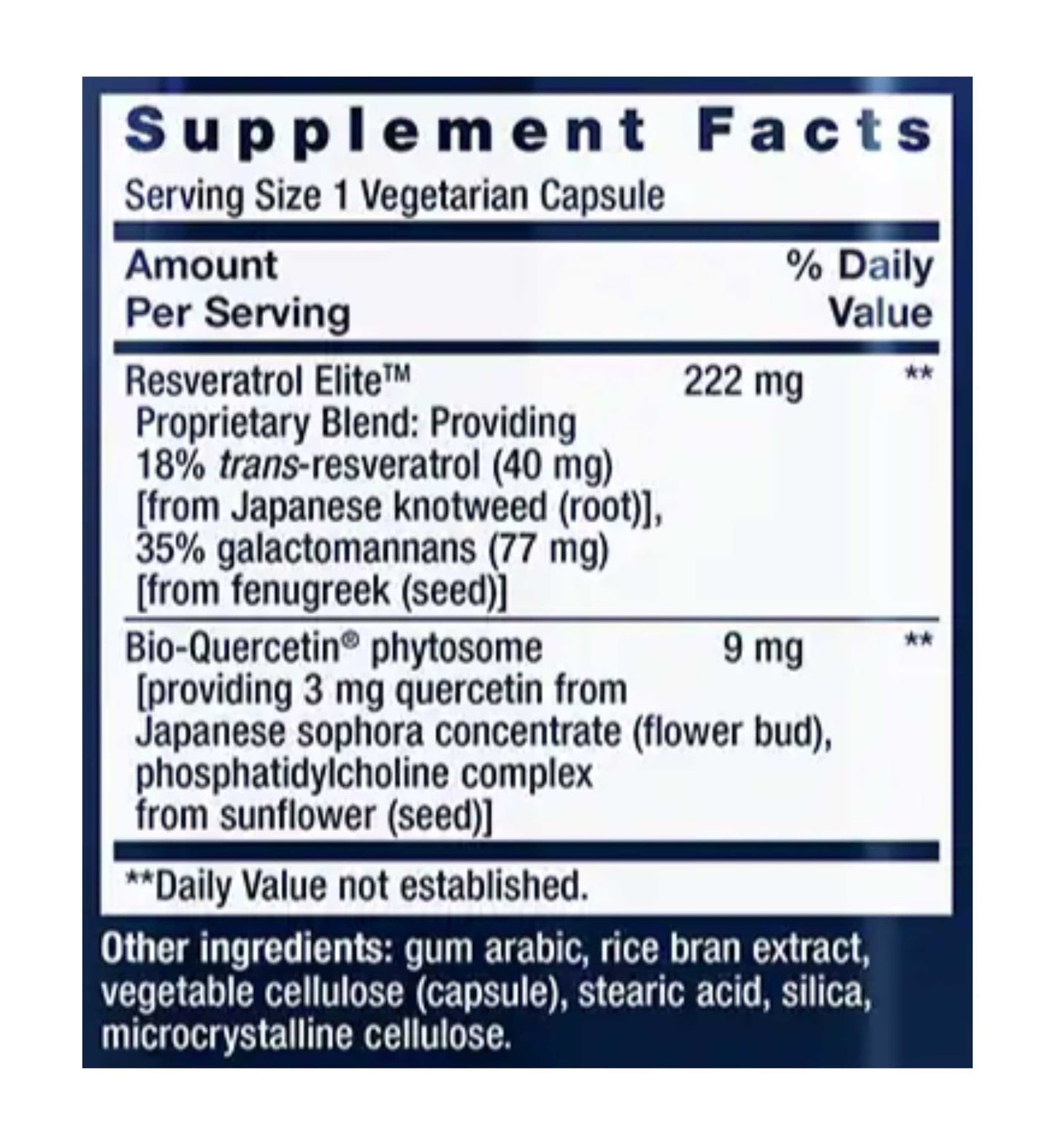 Life Extension Optimized Resveratrol Elite